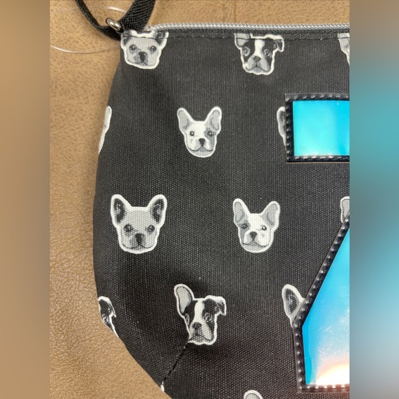 Justice Girls “Z” Initial Dogs Pug Purse Pocketbook Bag Shoulder Zoey - Picture 3 of 13